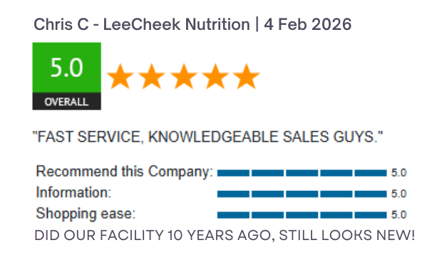 5 star customer review - Fast service, knowledgeable sales guys