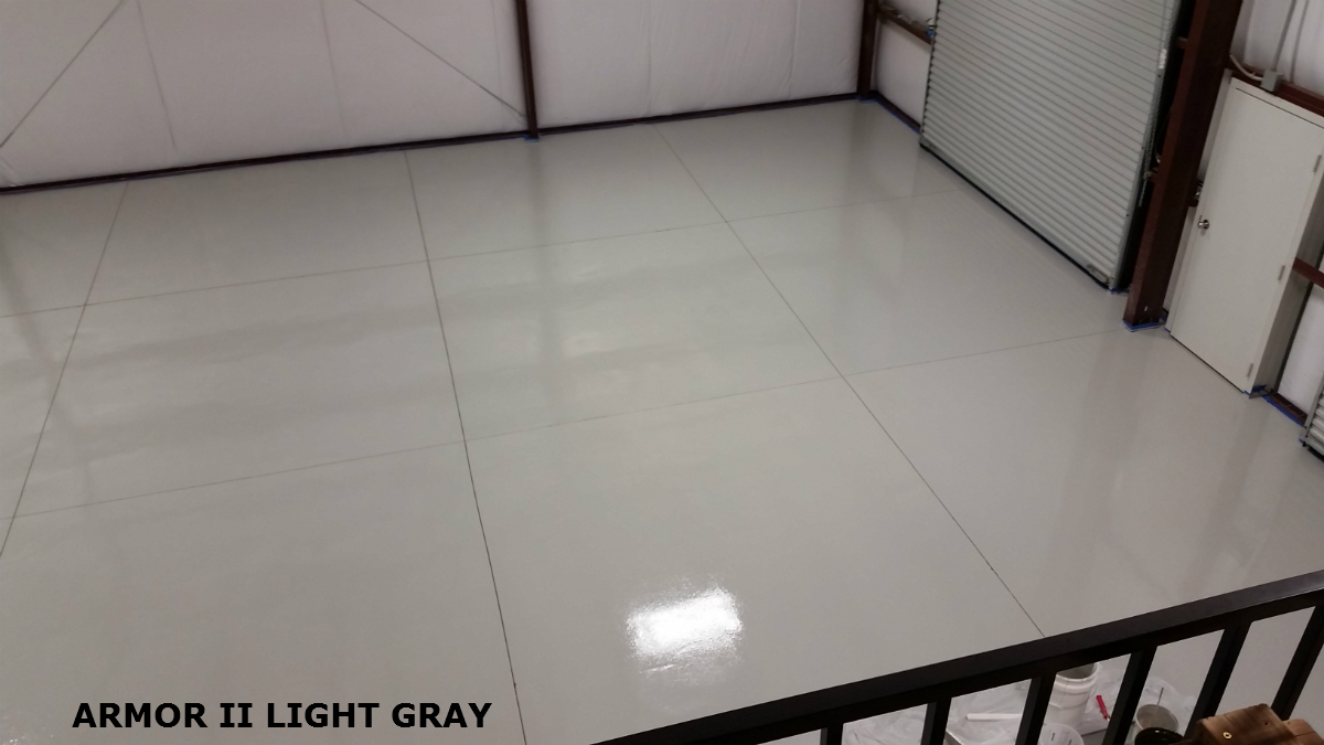 Finished ArmorGarage commercial epoxy floor